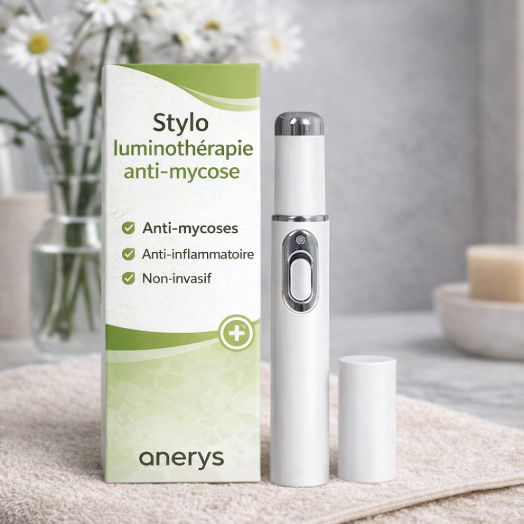 Stylo lumière bleu anti-mycose pour les ongles